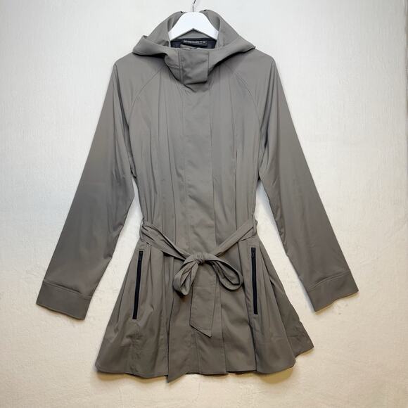 UNDER ARMOUR Misty Copeland Vented Trench Jacket Loose Fit Mink Gray HTF Sz XL - Picture 4 of 16